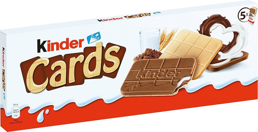 Kinder cards Gaufrettes fourrées